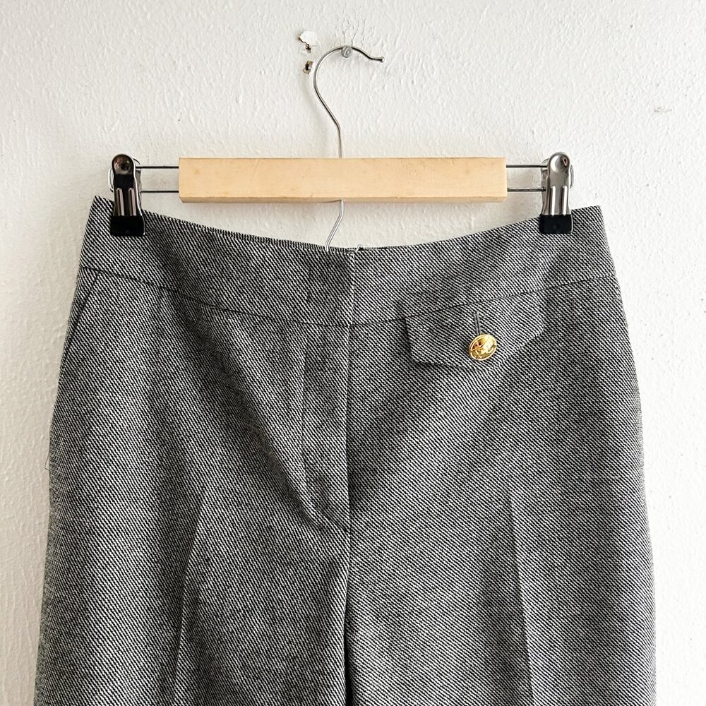 ESCADA Virgin Wool Herringbone Quiet Luxury Powersuit Blazer and Trousers SZ 34 - Picture 14 of 14